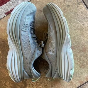 Hoka Gray Athletic Sneakers